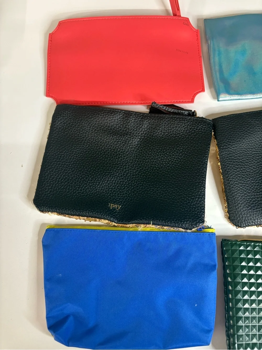 Lot Bundle IPSY Make-Up Bags Y2K Colorful